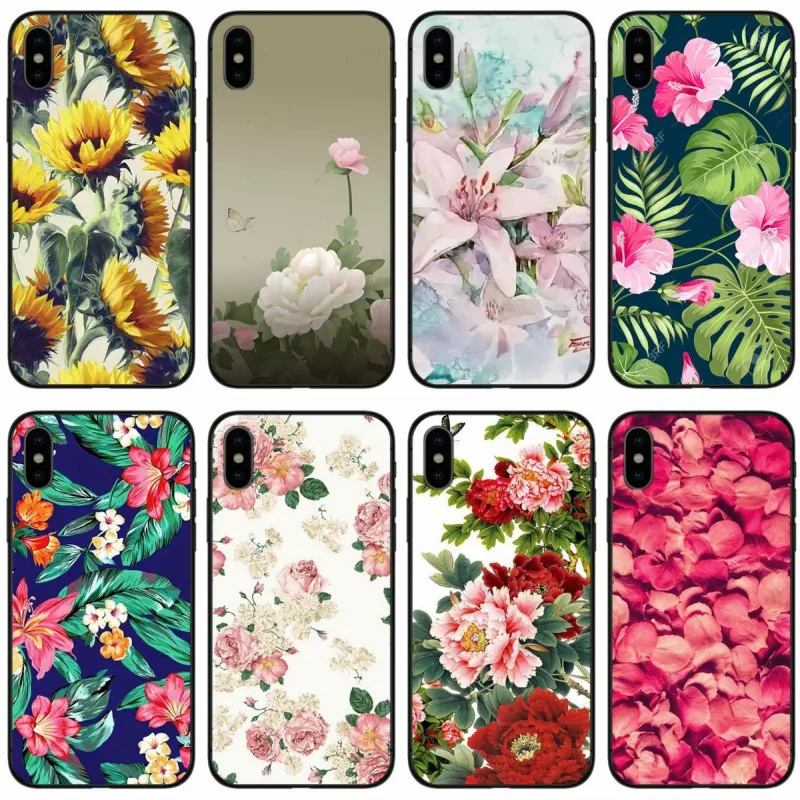 Черный мягкий силиконовый чехол для iPhone 6 6plus 7 8plus 5 5S 5C SE X XS XR Max|Бамперы| |