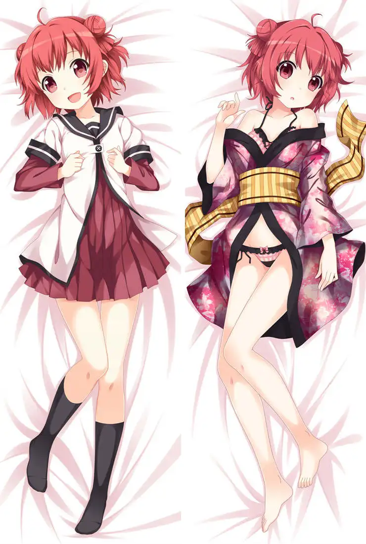 Yuru yuri аниме персонажи toshinou kyouko & akaza akari наволочка для подушки YuruYuri тела|pillow block ball