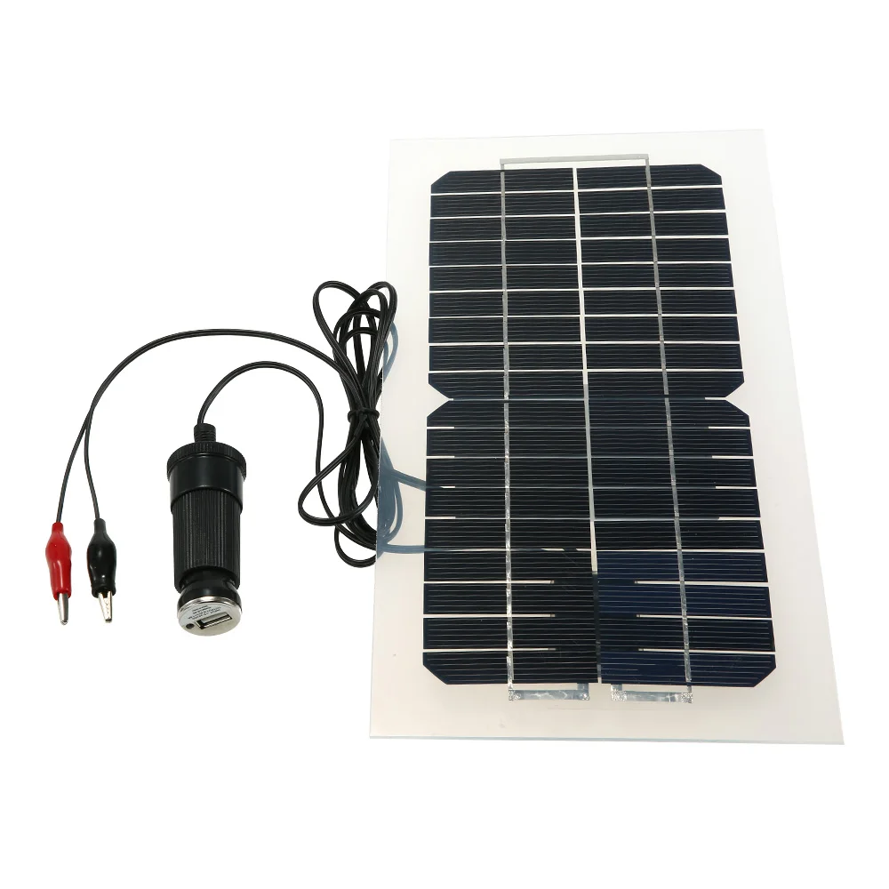 18V 5 W 31 5x16 5x0 15 CM полугибкая солнечная панель с кабелями автомобильные аксессуары