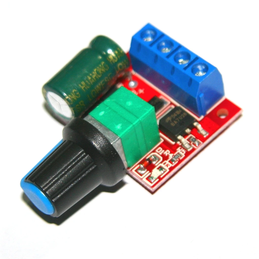 

4.5-35V 90W PWM DC Motor Speed Controller Control Regulator Module 5A Switch Function LED Dimmer Board 20KHz 12V 24V