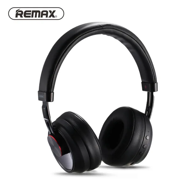 Наушники REMAX RB-500HB Bluetooth V4.1, беспроводная гарнитура с HD микрофоном, шумоподавление, HIFI Звук, 3D стерео бас для смартфона - Цвет: Black