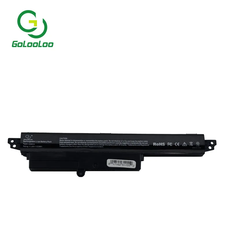 Golooloo 2200mAh Laptop Battery for Asus A31LM9H X200M X200MA X200CA X200LA X200CA For VivoBook R202CA X200MA 11.6\ Golooloo 2200mAh Laptop Battery for Asus A31LM9H X200M X200MA X200CA X200LA X200CA For VivoBook R202CA X200MA 11.6\