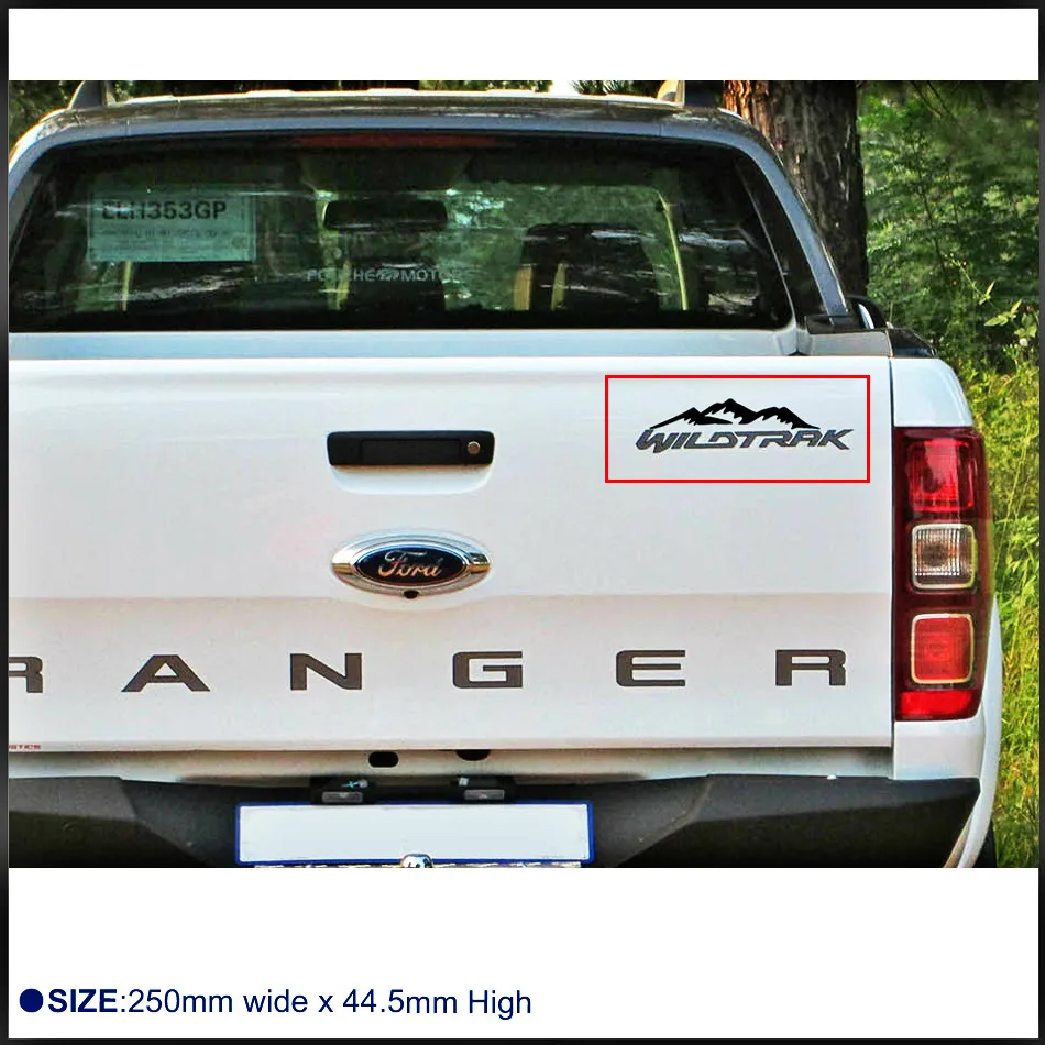 

car stickers 1pc mountain off road 4x4 car wimdon tail gate hood rear trail custom for chevy hilux revo vigo dmax F150 mud