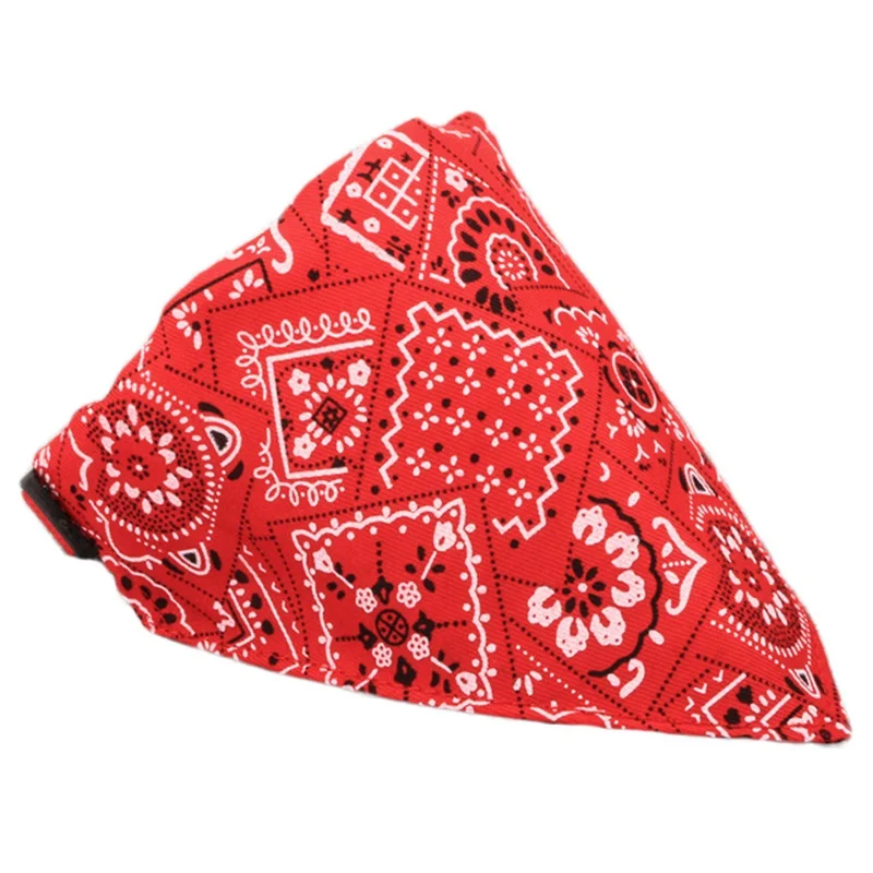 

New Pet Triangular Bandage Cat Dog Supplies Adjustable Pet Neckerchief Scarf Bibs Waterproof Saliva Towel Dog Accessories