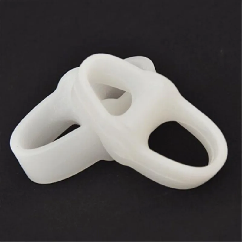 2PCS Toe Separator Silicone Gel Thumb Corrector Pad Bunion Toe Finger Straightener Protector Hallux Valgus Pain Relief Foot Care toe separators toe spreader toe corrector finger toe separator toe protectors