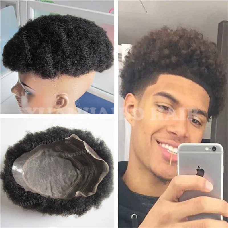 Haute Qualité 1b Afro Crépus Cheveux Courts Pour Hommes 6