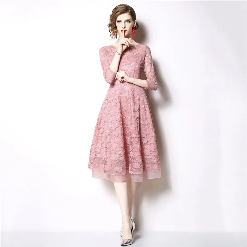 light pink plus size dresses