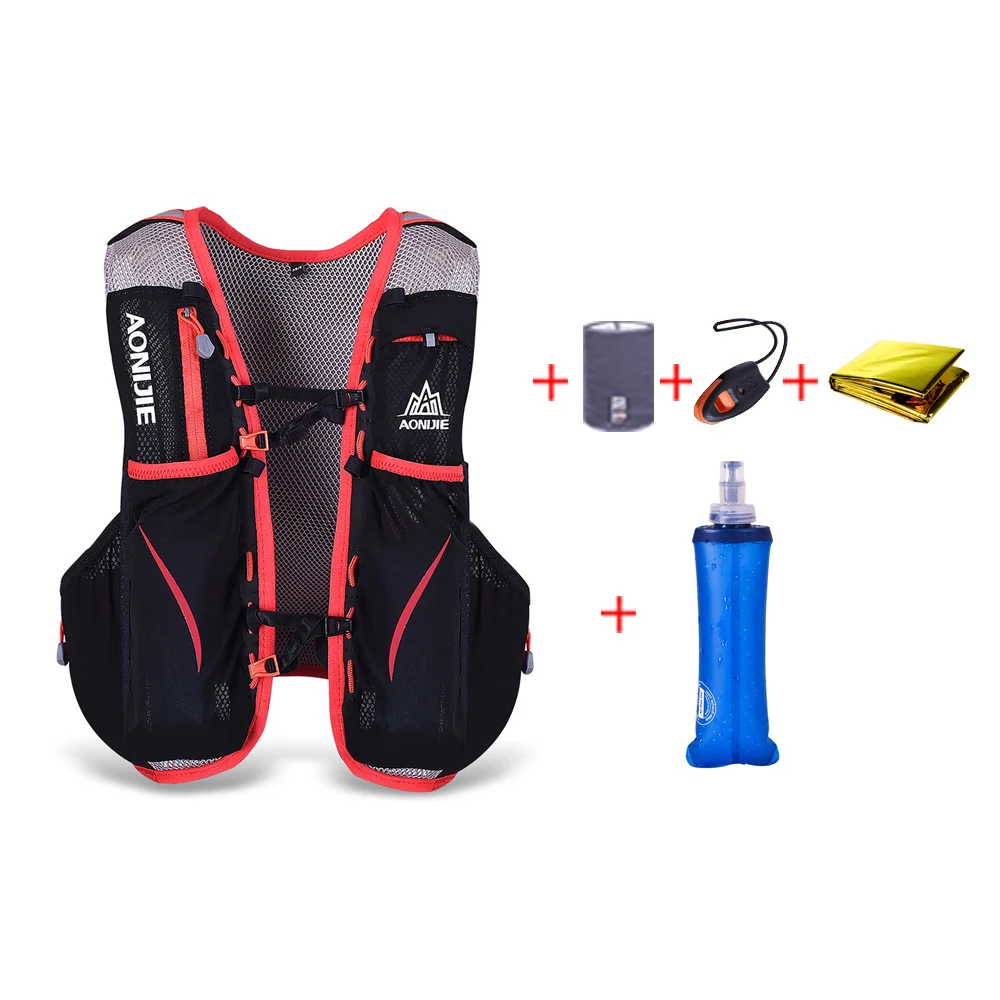 AONIJIE 5L Athletic Bags Outdoor Sport Running Vest Bags Backpack Women