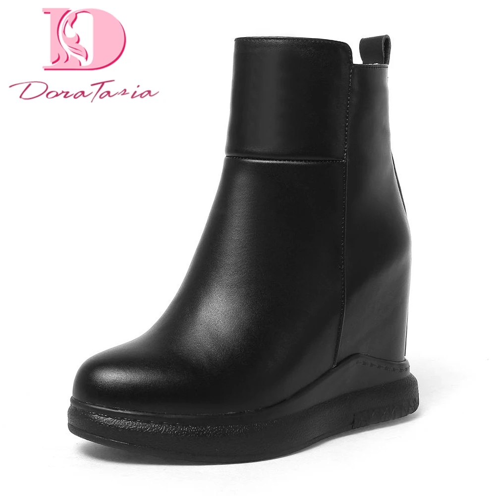 fur leather shoes