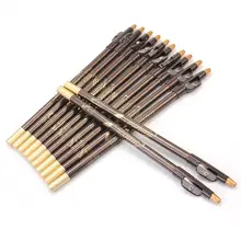 12 шт. 19 см Длинная коричневая подводка для бровей карандаш Косметика с точилкой крышкой Новое поступление