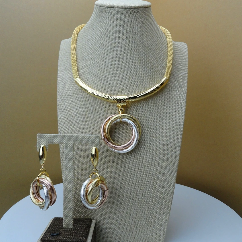 

Yuminglai 2019 Jewelry Set New Design Fashion African Accessories Jewellery Sets for Women FHK6204