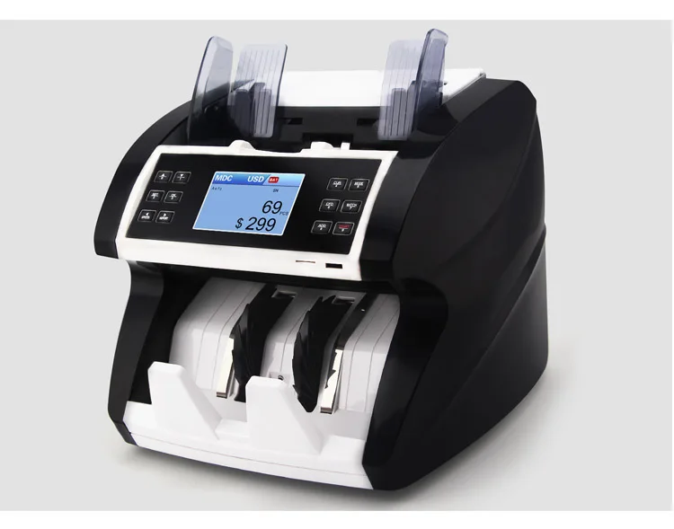 

Money Bill Counter Multi-Currency Cash Automatic Money Counter Counting Machine with UV MG MT IR Counterfeit Detector