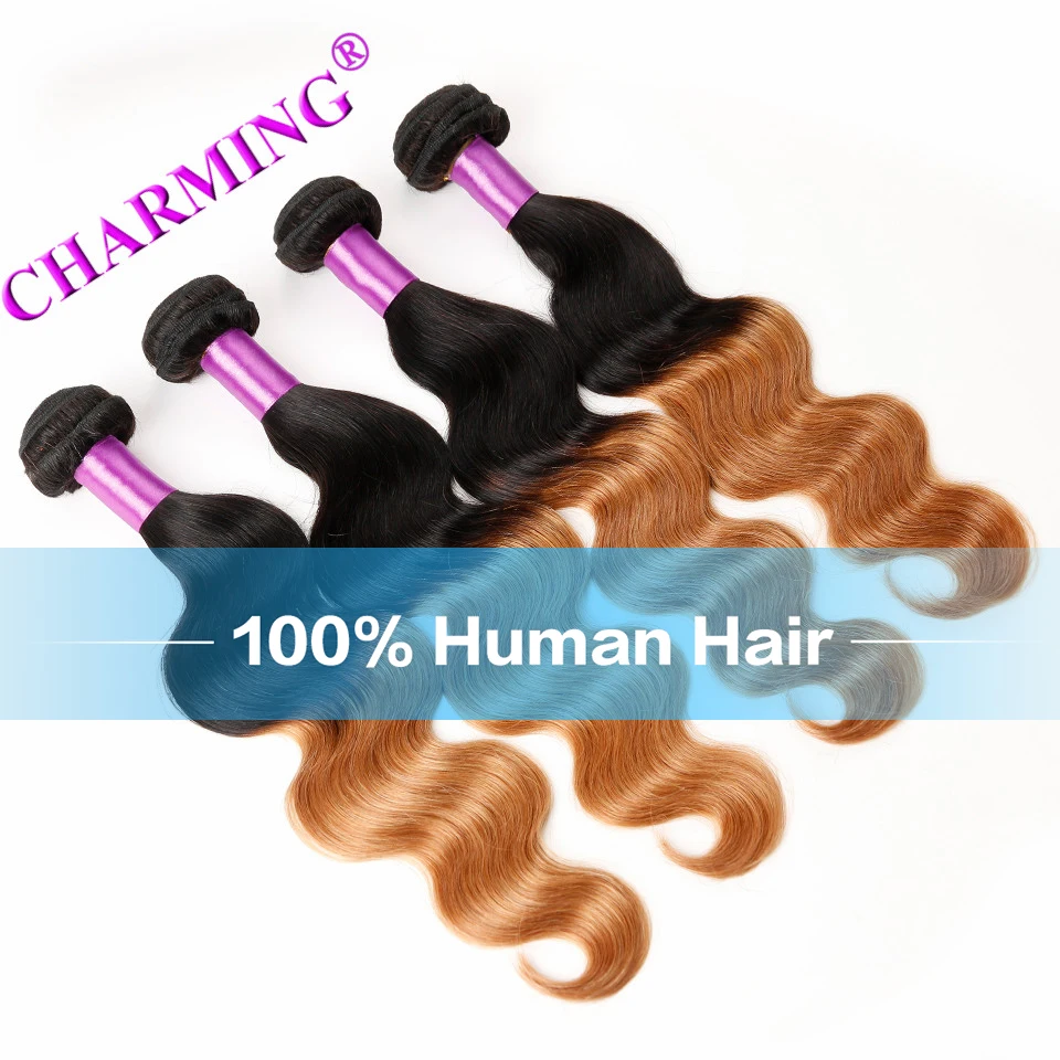 

Ombre Peruvian Charming 8A Ombre Body Wave 2 Pieces/lot T1B/350 Two Tone Hair Ombre T1B/350 Ombre Hair Extensions Bundles