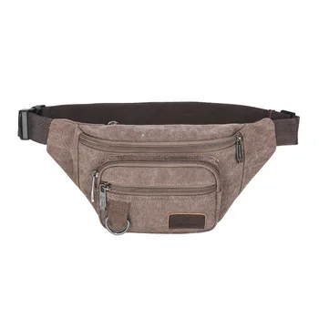 

Women Men Fanny Pack Fashion Canvas Waist Belt Bags Casual Chest Bum Bag Ladies Travel Sports Banana Bag Mini Small Coin Purse