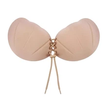 Новейшие накладки на грудь силиконовый бюстгальтер Дамский передний выдвижной канат оболочки невидимые нагрудные наклейки Собранный силиконовый бюстгальтер