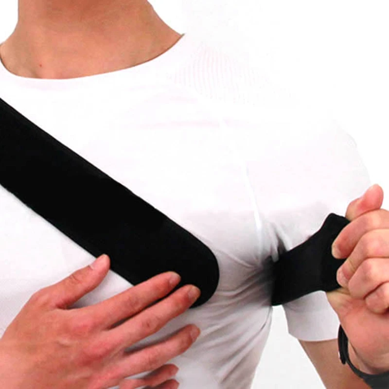 Наплечная опора, ремешок для защиты спины, обертывание, пояс, накладки на одно плечо, дышащий, спортивный, защитный, черный