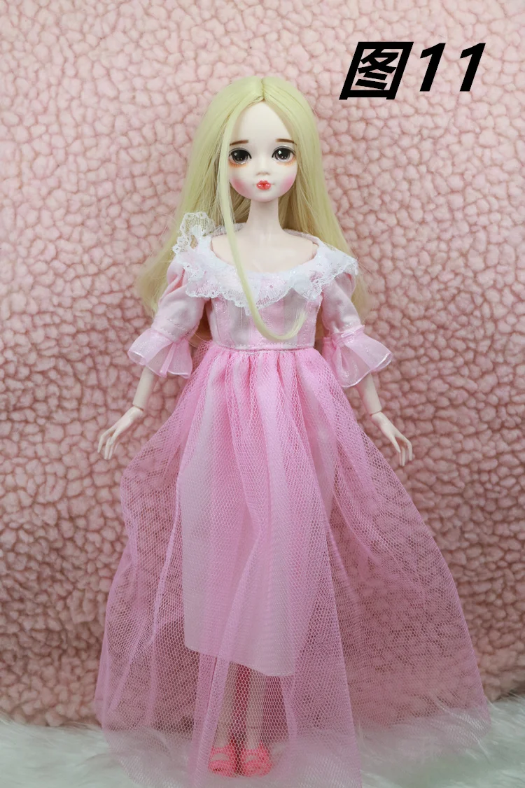 29 см 1/6 blyth кукла шарнир тела модные игрушки BJD подарок с платье обувь парик Макияж