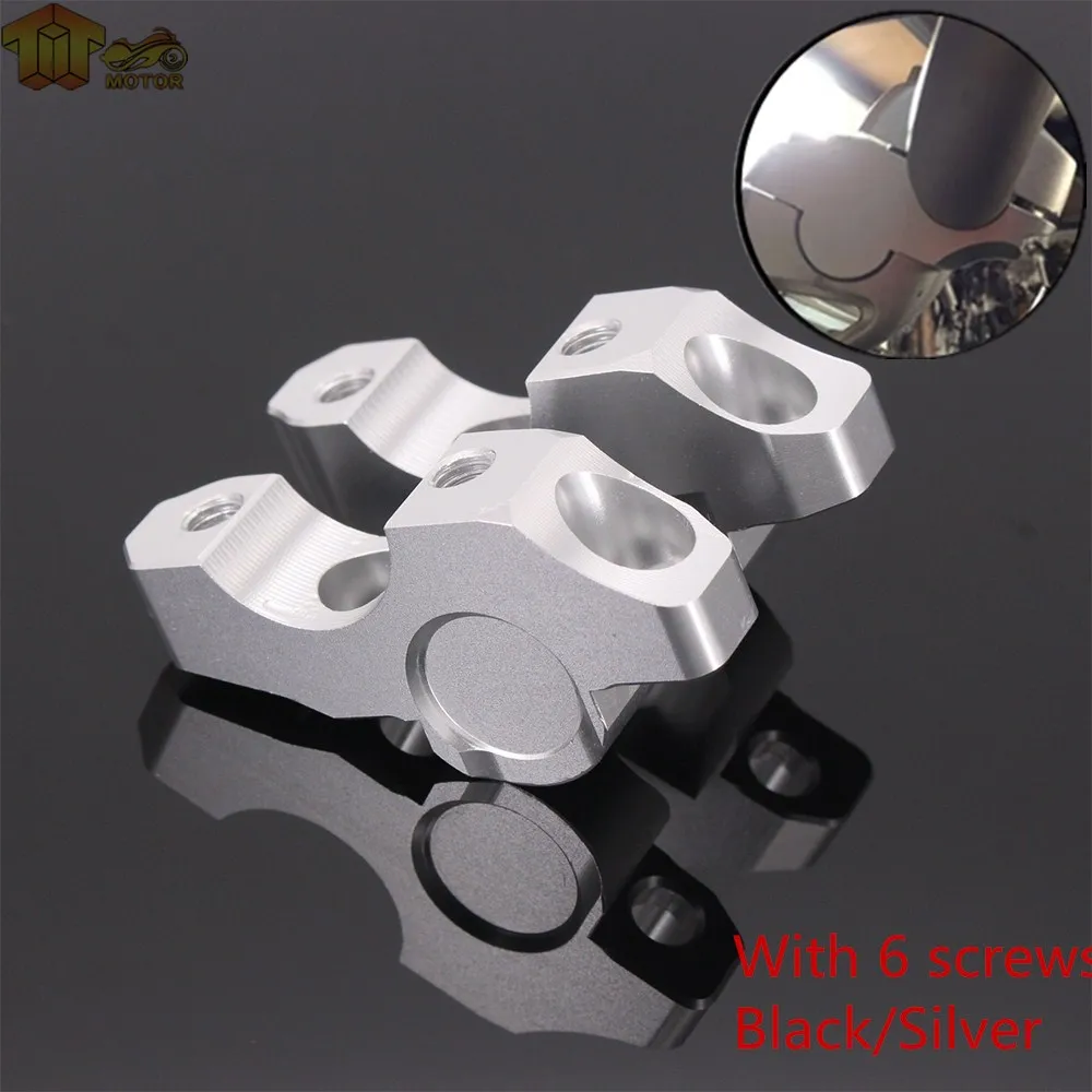 

28mm Handle Bar Clamp Raised Extend Handlebar Mount Riser For BMW R Nine t RNine t R9T RNinet R Ninet 2014 2015 2016 2017 2018