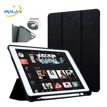 

Smart PU Leather Cover For Apple iPad Air 3 10.5 2019 With Pencil Holder Soft Silicone Back Case for iPad Pro 10.5 inch 2017