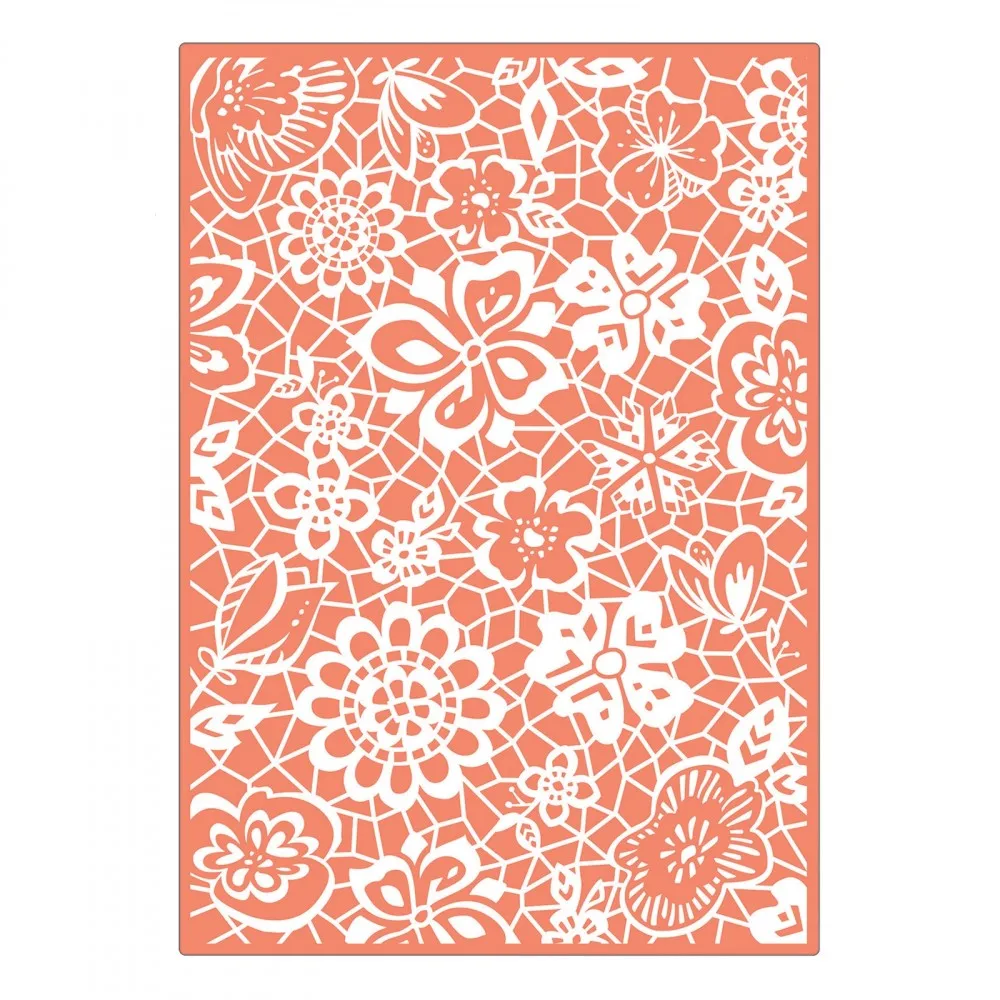 

2019 New DIY Layered Metal Cutting Dies and Scrapbooking For Paper Making Botanical Lace Embossing Frame Card Craft Set