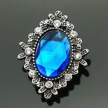 Модные красивые овальные Стразы цветочный узор 20 мм застёжка, бусинка застежка браслета ювелирные изделия Большой стиль KZ1443