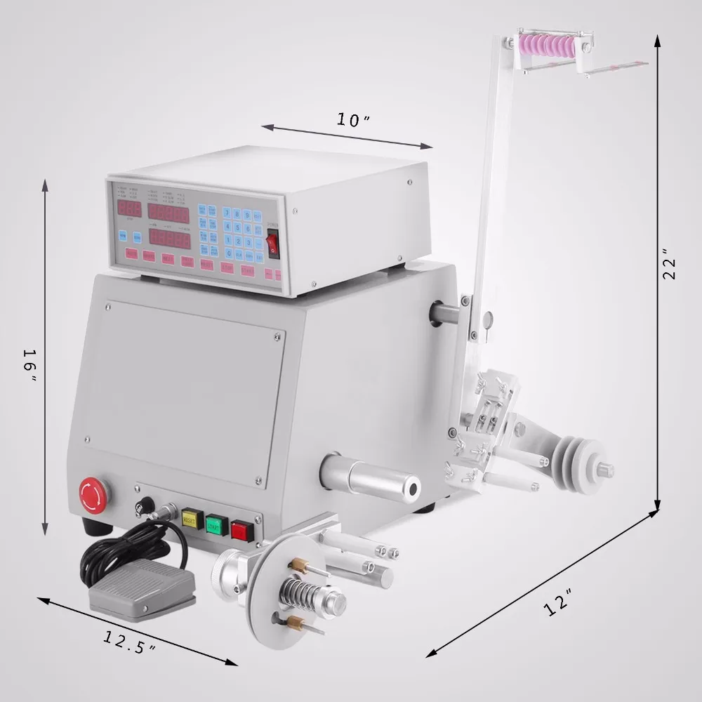 

Computer CNC Automatic Coil Winder Winding Machine For 0.03-1.2Mm Wire 400W