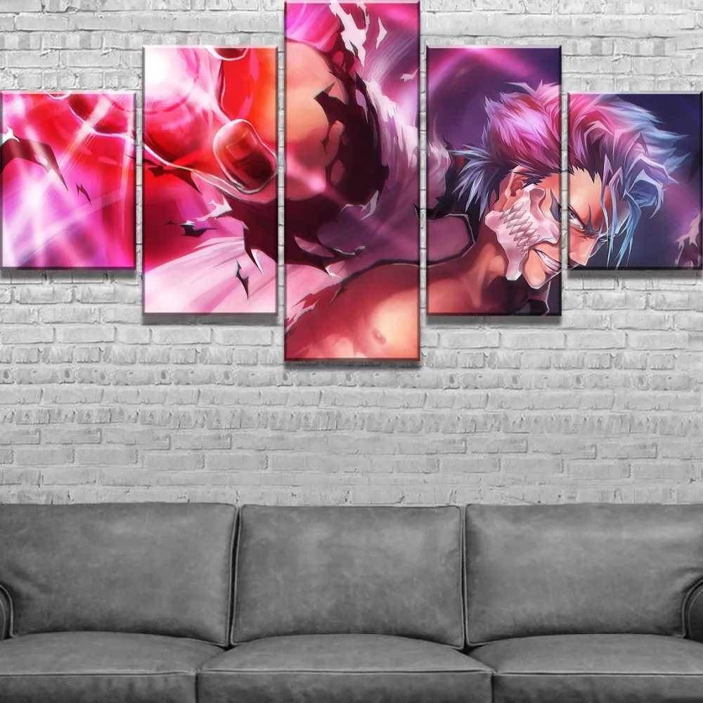 Waliicorners 5 Piece HD Print Picture Bleach Anime Poster Cuadros Decoracion Paintings on Canvas Wall Art for Home Decorations Wall Decor 7 HTB1aBEWbl1D3KVjSZFyq6zuFpXa5