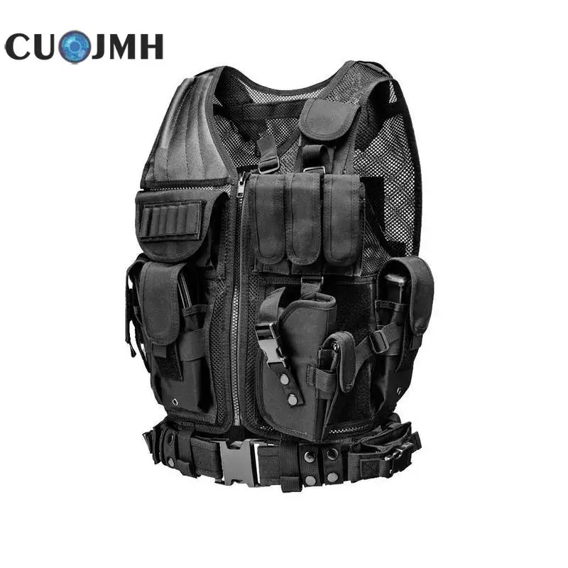 

Tactical Vest Multifunctional Tactical Equipment Military Training Black Outdoor Camouflage Military Sports Wear Hunting Vest