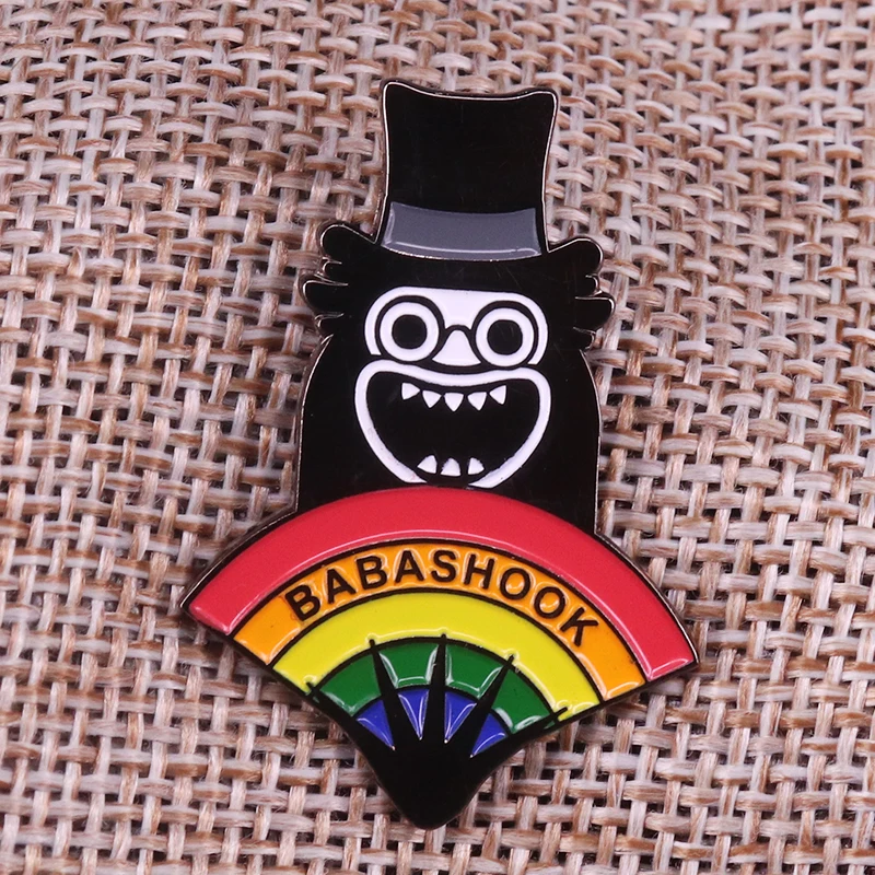 

babadook meme brooch pin