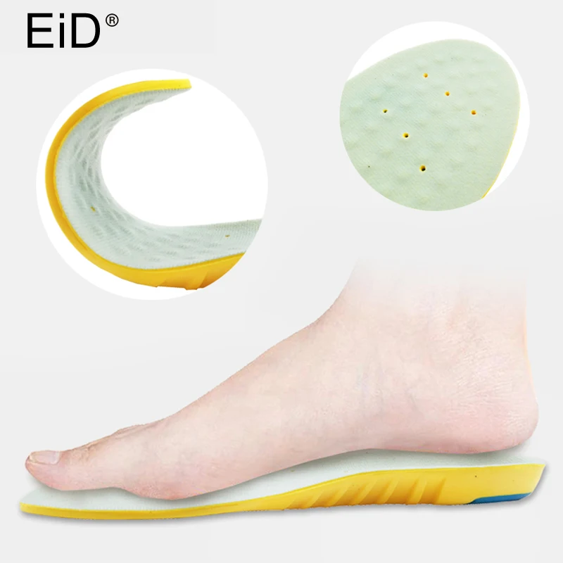 EID lexible амортизирующие спортивные стельки для женщин и мужчин, стельки для обуви, гелевые ортопедические впитывающие пот дышащие дезодорирующие военные стельки