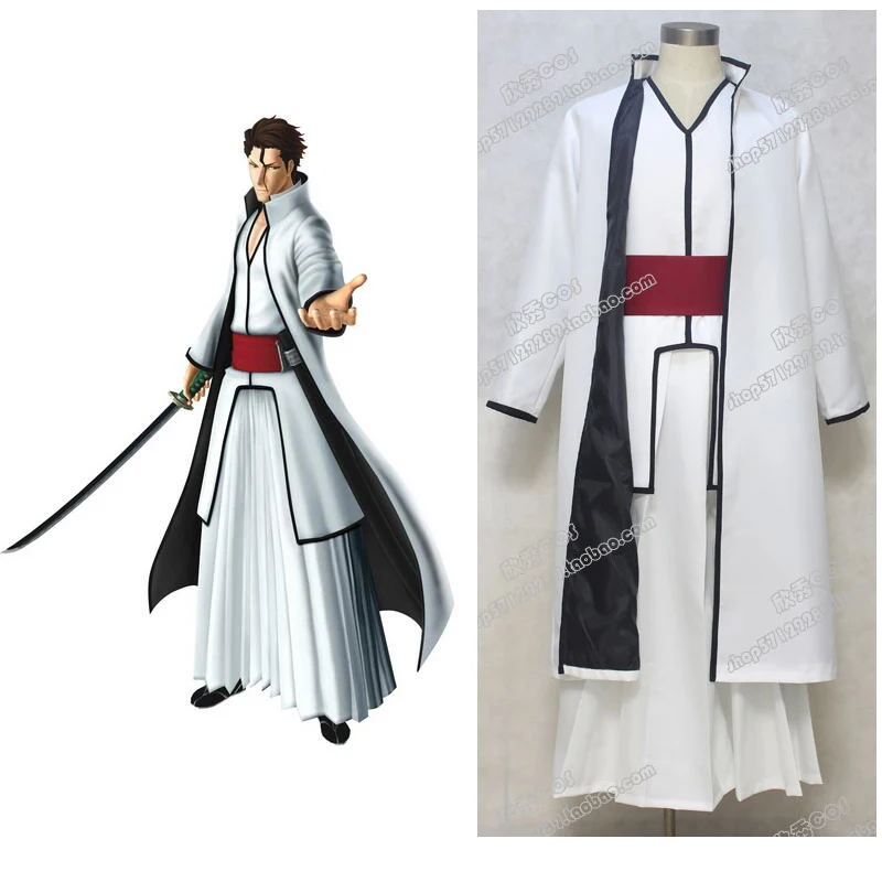 2016 Anime Bleach Boss Aizen Sousuke Cosplay Costumes Suit Can be
