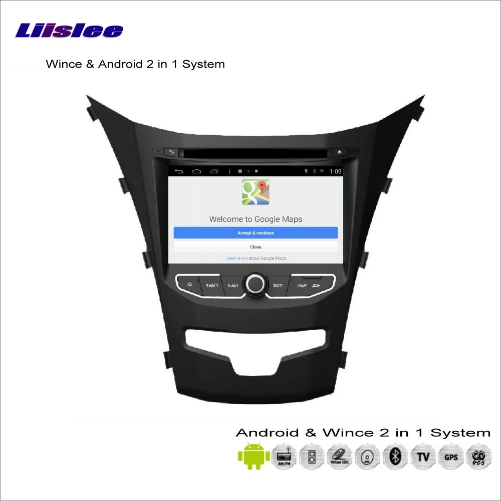 Sale Liislee Car Android Multimedia For SSangYong Korando 2013~2015 Radio CD DVD Player GPS Navi Navigation Audio Video Stereo System 2