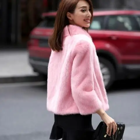 Veste Z117 Vison Outwear Fausse Taille La Fourrure Femme D'hiver En Femmes Faux Plus De Hiver 2018 Manteau zfTZaqO