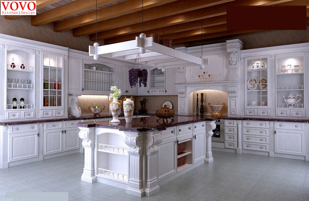 ホワイトアメリカンスタイルのキッチンキャビネットデザインでローマン列 Design Kitchen Cabinet Kitchen Cabinetkitchen Cabinet Design Aliexpress