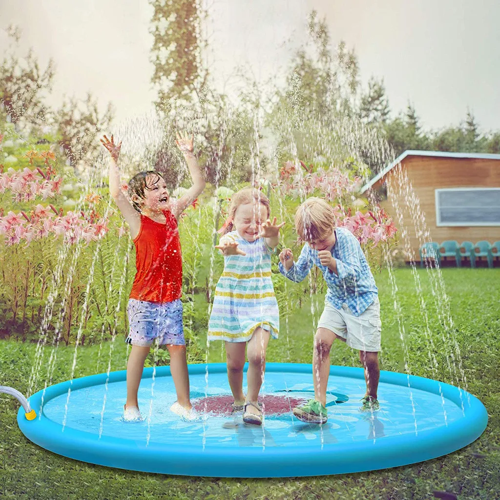 

Toddler Boys Girls Gifts Outdoor Water Toys for Kids Sprinkler Play Pad Mat Baby Carpet Rug Animal Developing Game Pad for Child