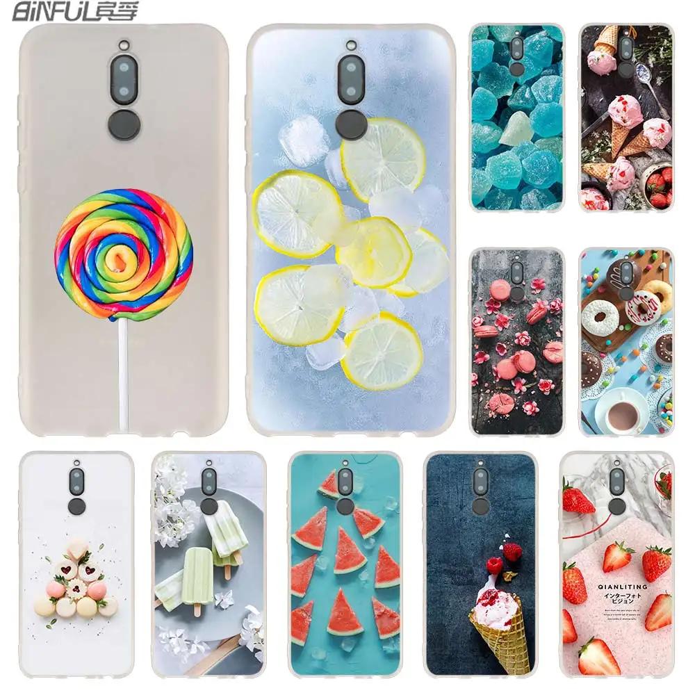 Fruit sugar ice strawberry Phone Cases For Huawei Mate 30 20 10 Lite Pro soft Silicone Cover Y9 2019 2018 Nova 5T 5i 4 5 | Мобильные