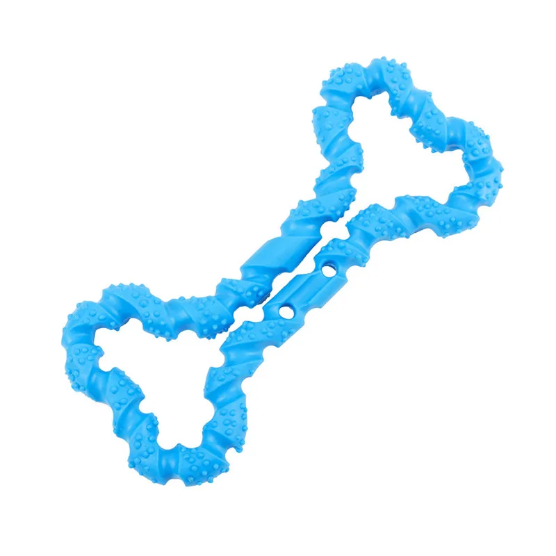 Dog Chew Toys Durable Bone Shape Dog Toys for Aggressive Tug Convex Design animal Outdoor summer Grassland garden AprT6 (8)