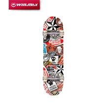 Winmax Outdoor Professional Heat Transfer Pattern Maple Longboard Skateboard for Adult or Children