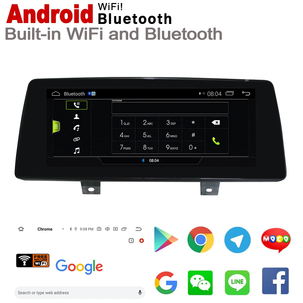 Excellent Android 7.0 up IPS car player for BMW 6 G32 2017~2019 EVO original Style Screen Stereo Autoradio gps navigation Bluetooth WiFi 3