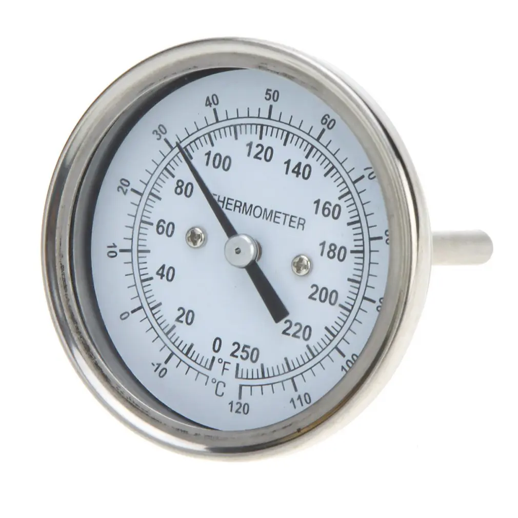 

Dual Gage Cooking Tools Analog Bakeware Oven F/C Stainless Steel BBQ Smoker Pit Grill Thermometer Temp Gauge
