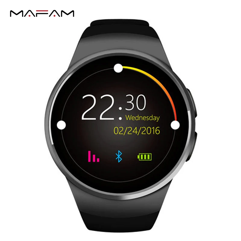 

MAFAM Men Smart Watch 2G Support SIM TF Card MTK2502C Bluetooth Call Pedometer Sport Digital Smartwatch For Android IOS Phone