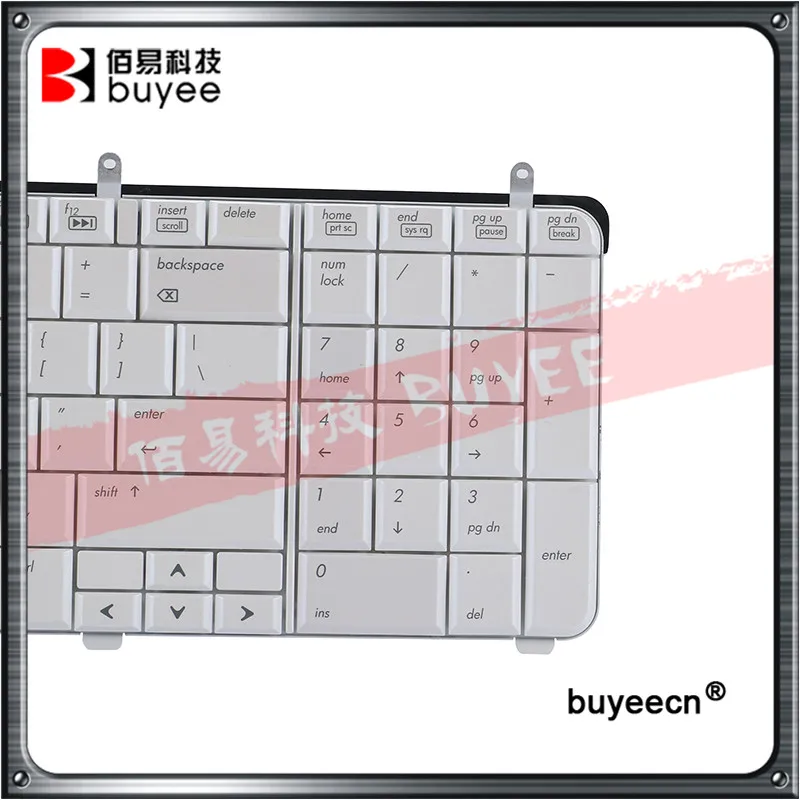 大花白色 for HP Pavilion DV7 DV7-200 DV7-300 US 键盘 (5)
