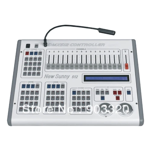 

New Sunny 512 DMX512 Controller DJ Console DJ Equipment With 512Channels 8programs,120steps/program Stage Light