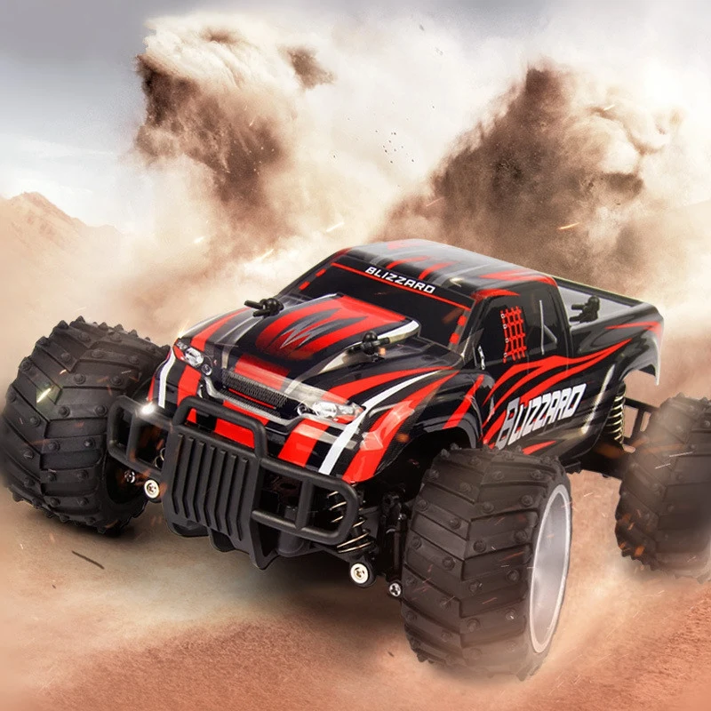 

1/16 2WD 2.4GHz High Speed Radio Remote Control RC Racing Buggy Car Off Road RTR red