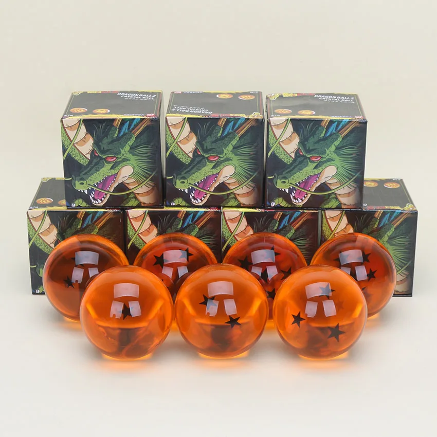 

7cm New Arrival Dragon Ball GT Dark Dragon Balls Z crystal ball powerful version Action Figure Toys