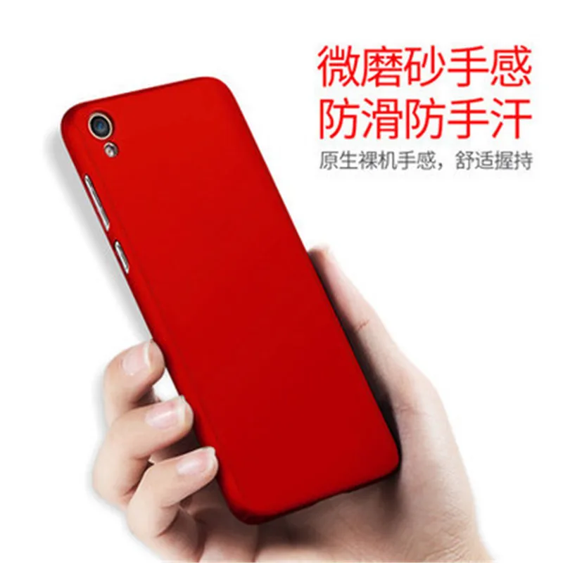 Для OPPO F5 A73 A53 A57 A59 A77 F3 A37 A33 Жесткий ПК 360 Полное покрытие защитный чехол с