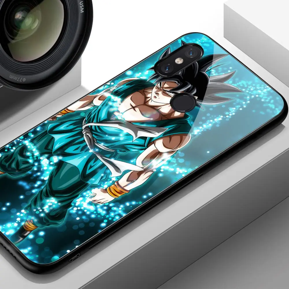 Чехол для Xiaomi mi 8 se, закаленное стекло, жесткая задняя крышка Dragon Ball Z, чехол для телефона для Xiaomi mi 6 8 9 SE lite mi x 2 2s3 max 3