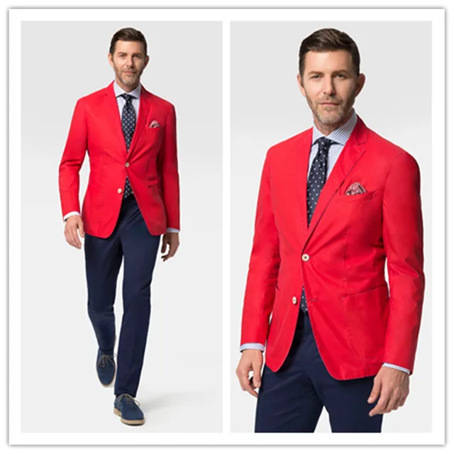 2016 Fiesta de La Moda Para Hombre slim fit blazer Suit