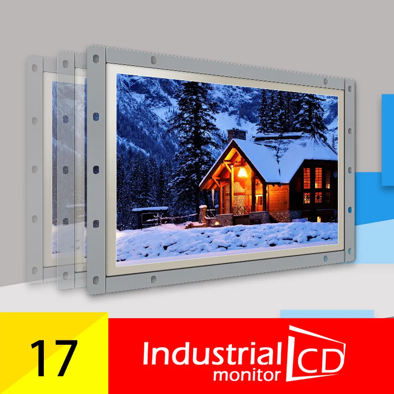 Faismars 17 &quotоткрытая рамка монитор с VGA/TV/HDMI/BNC/DVI входы и разрешение 1280*1024 для