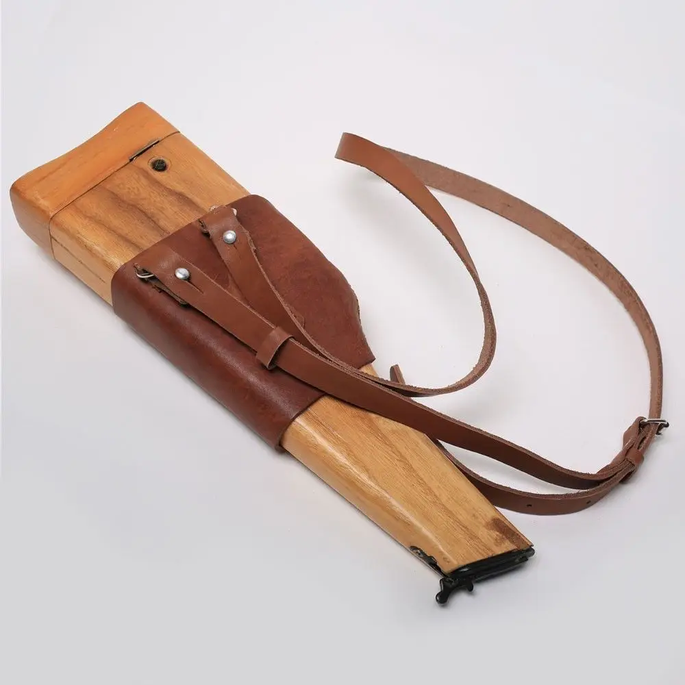 ww2-german-army-mauser-c96-wooden-holster-with-leather-strap-hunting-holster-cnde